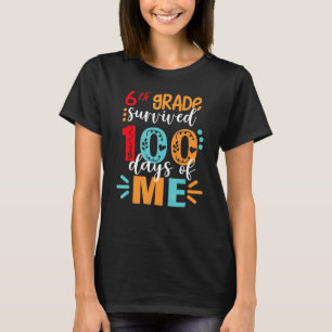 Camiseta Sobrevivió a 100 días de sexto grado 100° día de c