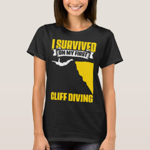 Camiseta Sobrevivió A La Primera Cliff Submarinismo Extremo