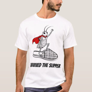 Camiseta Sobrevivió a la Superheroína Cucaracha Divertida T