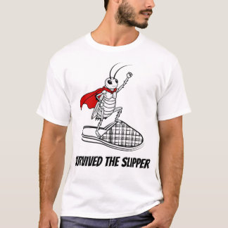 Camiseta Sobrevivió a la Superheroína Cucaracha Divertida T