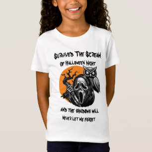 Camiseta Sobrevivió Al Grito De Halloween