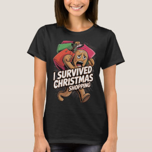 Camiseta Sobrevivió la compra de Navidad