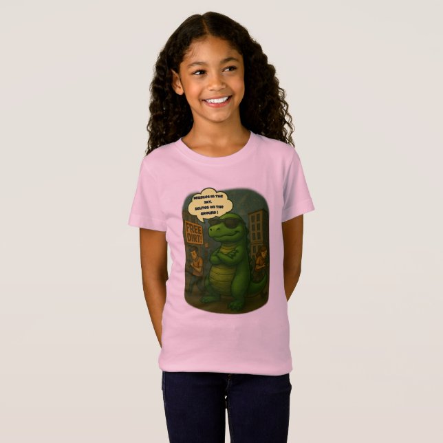 Camiseta Sobrevivir 2025: Estilo Dino (Anverso completo)