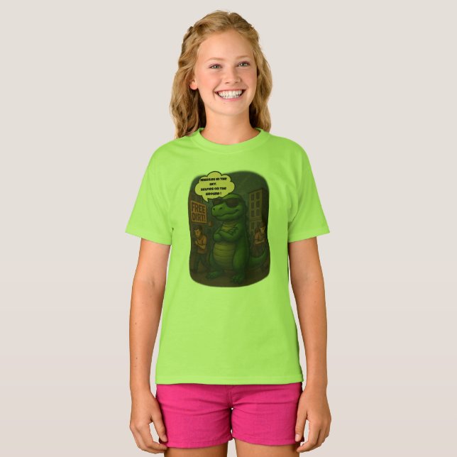 Camiseta Sobrevivir 2025: Estilo Dino (Anverso completo)