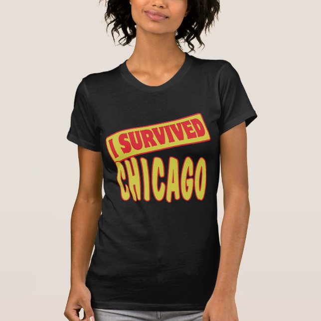 CAMISETA SOBREVIVIR A CHICAGO (Anverso)