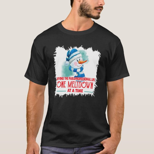 Camiseta Sobrevivir A La Vida Paraprofesional Una Fundición (Anverso)