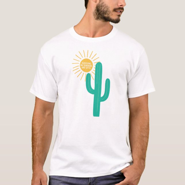 Camiseta Sobrevivir al sol y al espiar (Anverso)