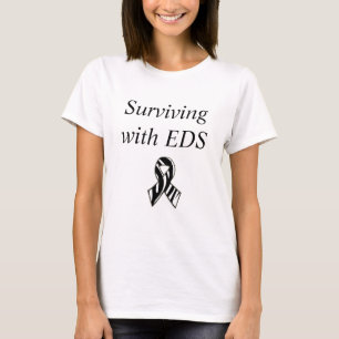 Camiseta Sobrevivir con EDS Ehlers-Danlos Syndrome Ribbon