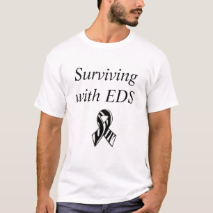 Camiseta Sobrevivir con EDS Ehlers-Danlos Syndrome Ribbon