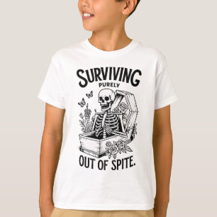 Camiseta Sobrevivir Solamente Fuera Del Esclarecimiento Del