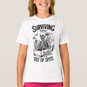 Camiseta Sobrevivir Solamente Fuera Del Esclarecimiento Del