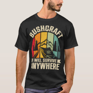 Camiseta Sobreviviré en todas partes Bushcraft