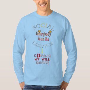 Camiseta Sobreviviremos a COVID-19: Un mensaje de resilienc