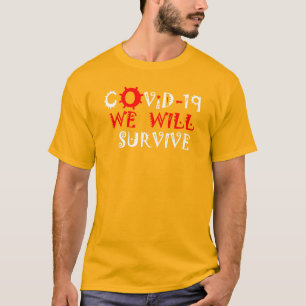 Camiseta Sobreviviremos al COVID-19 – Fuerza y Resiliencia