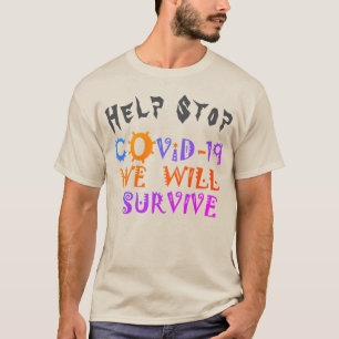 Camiseta Sobreviviremos al COVID-19 – Fuerza y Resiliencia