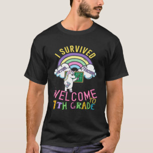 Camiseta Sobrevivo A La Enseñanza Virtual De Unicornio De S