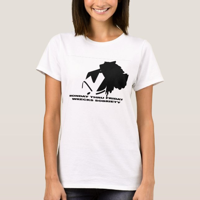Camiseta Sobriedad arruinada (Anverso)