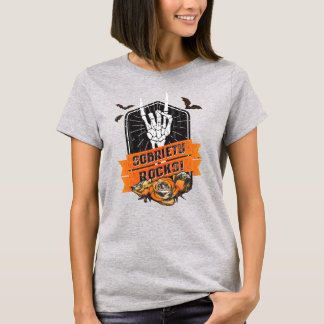 Camiseta ¡Sobriedad Rocks! con murciélagos y Rosas