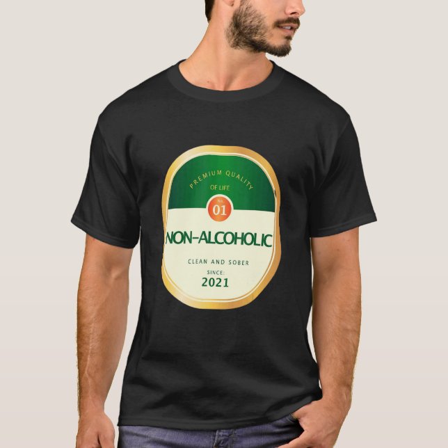 Camiseta Sobriedad Soberana No Alcohólica Recuperando Alcoh (Anverso)