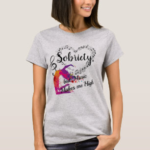 Camiseta Sobriedad y música