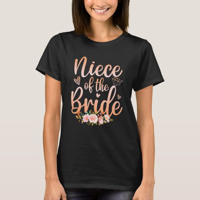 Camiseta Sobrina de la Novia   Despedida de Soltera   Mujer (Anverso)