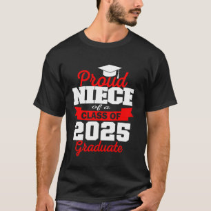 Camiseta Sobrina Súper Orgullosa de la Graduación de 2025 S