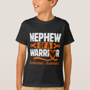 Camiseta Sobrino de un guerrero conciencia de leucemia nara