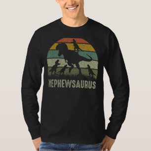 Camiseta Sobrino Dinosaurio T Rex Nephewsaurus 4 Niños Fami