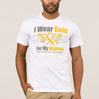 Camiseta Sobrino tribal de la cinta del oro del CÁNCER de