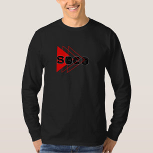 Camiseta Soca Music Trinidad Bandera colorea Soca