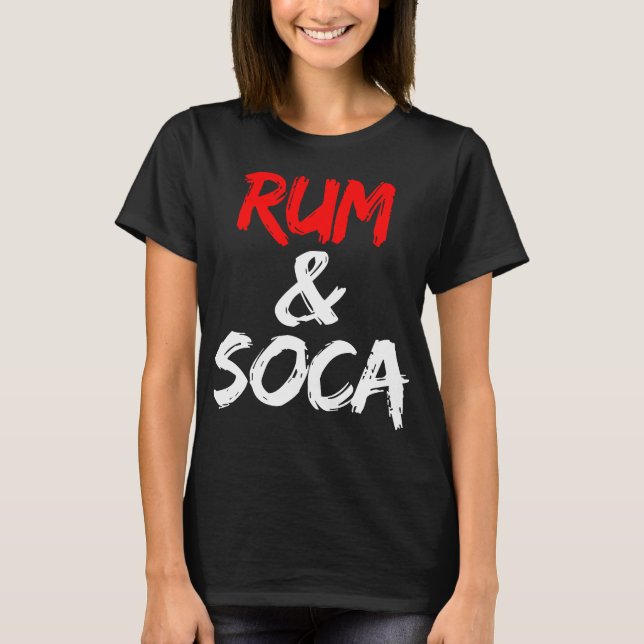 Camiseta Soca ron carnaval (Anverso)