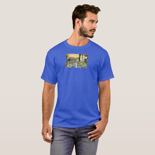 Camiseta Socavar la gentrificación artística (Anverso completo)
