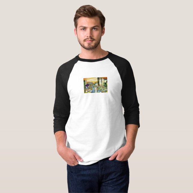 Camiseta Socavar la gentrificación artística (Anverso completo)