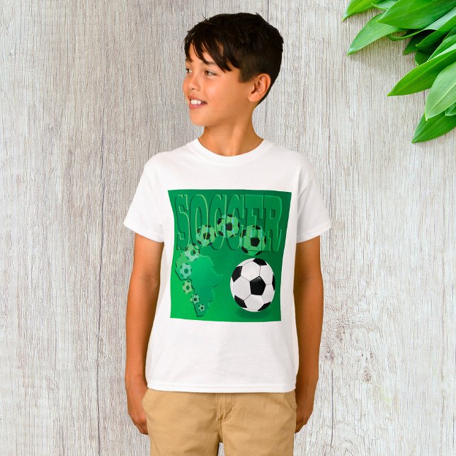 Camiseta Soccer Africa Bold Green Football (Subido por el creador)