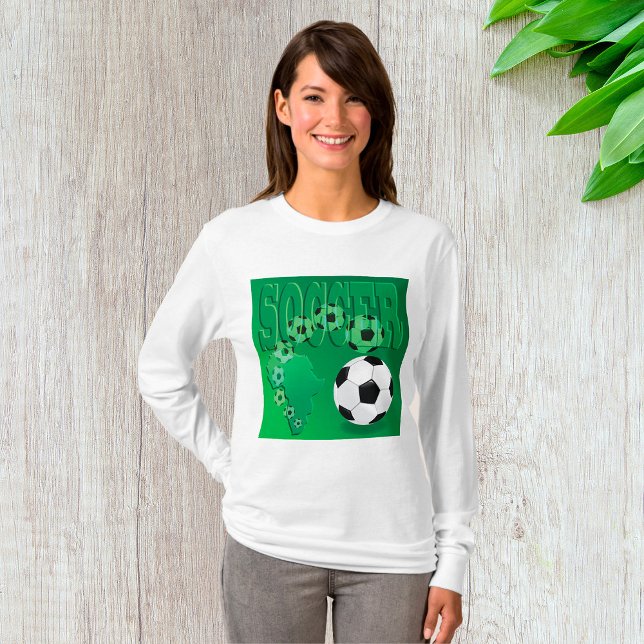 Camiseta Soccer Africa Bold Green Football (Subido por el creador)
