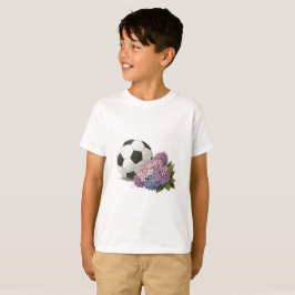 Camiseta Soccer Ball with Hydrangea