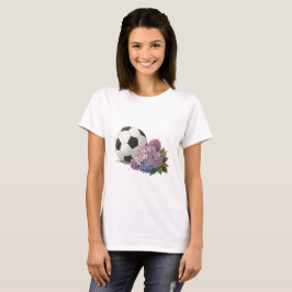 Camiseta Soccer Ball with Hydrangea