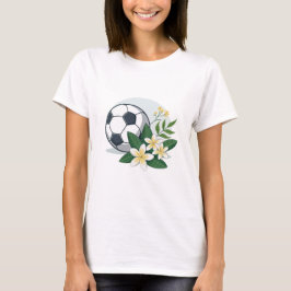 Camiseta Soccer ball with Jasmine