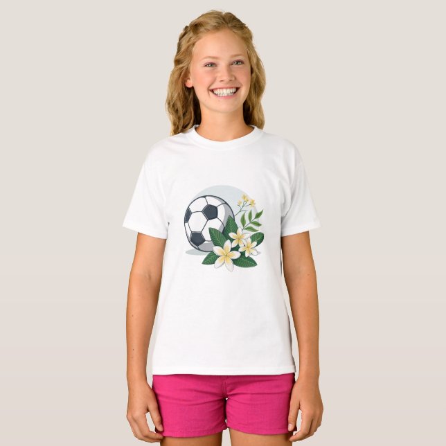 Camiseta Soccer ball with Jasmine (Anverso completo)
