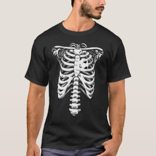 Camiseta Soccer Heart Skeleton Rib Cage Halloween Love Socc