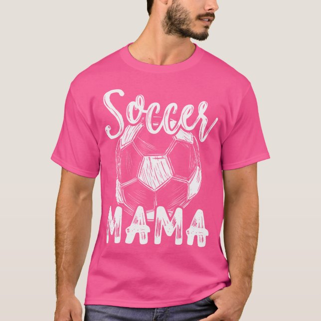 Camiseta Soccer Mama Women Family Matching Team Player Socc (Anverso)