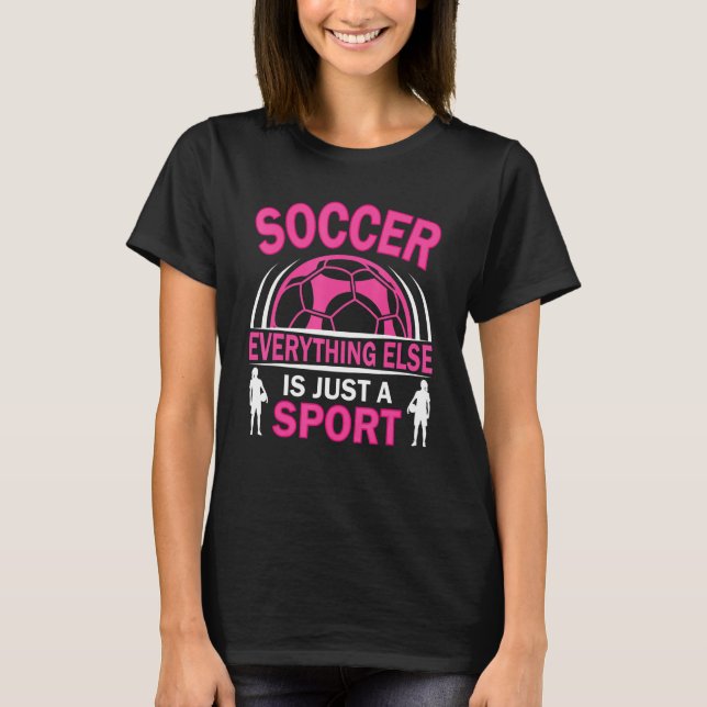 Camiseta Soccer Players Soccer Team Graphic Women Girls Soc (Anverso)