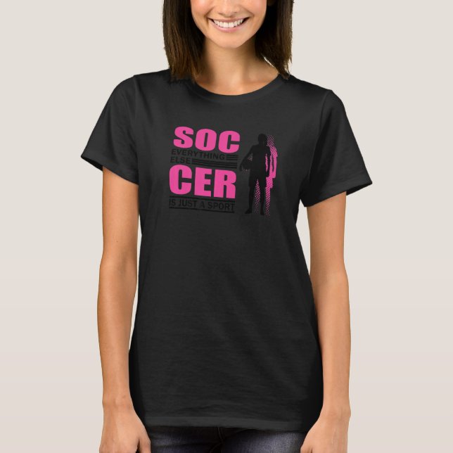Camiseta Soccer Players Soccer Team Graphic Women Girls Soc (Anverso)