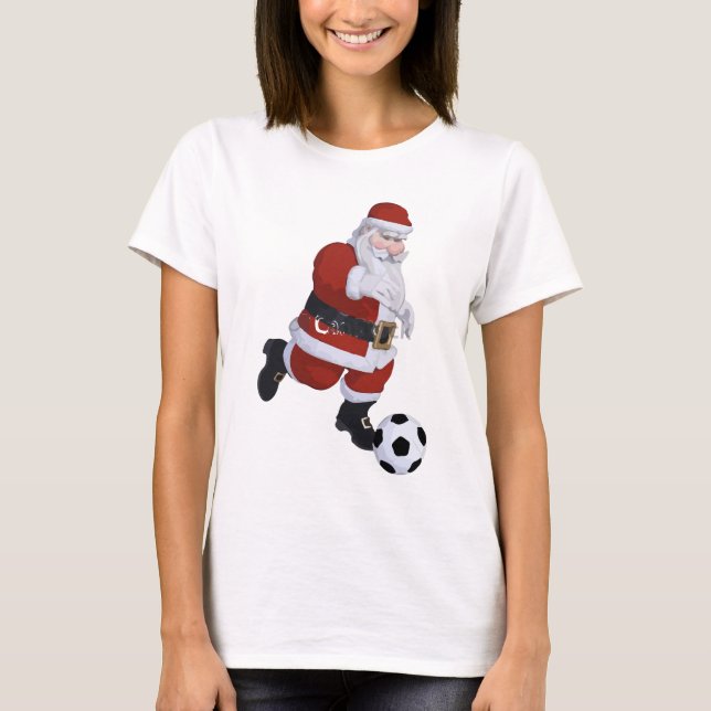 Camiseta Soccer Santa Tee Shirt (Anverso)