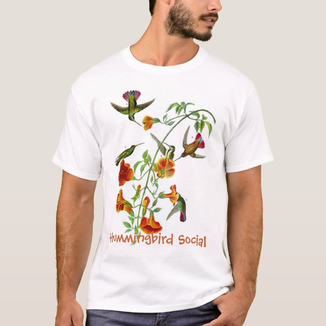 Camiseta Social del colibrí (Anverso)