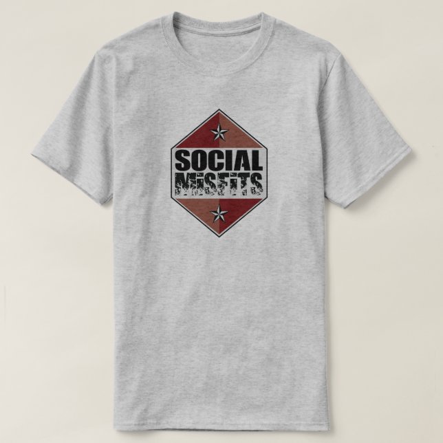 Camiseta social del logotipo de las cosas mal (Diseño del anverso)