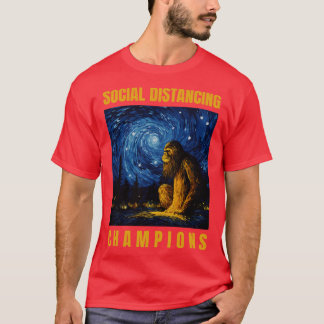 Camiseta Social Distancing Champions