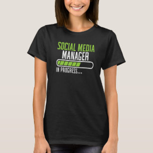 Camiseta Social Media Job Profession Social Media Manager