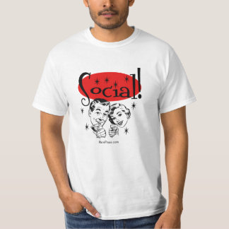 Camiseta social retra
