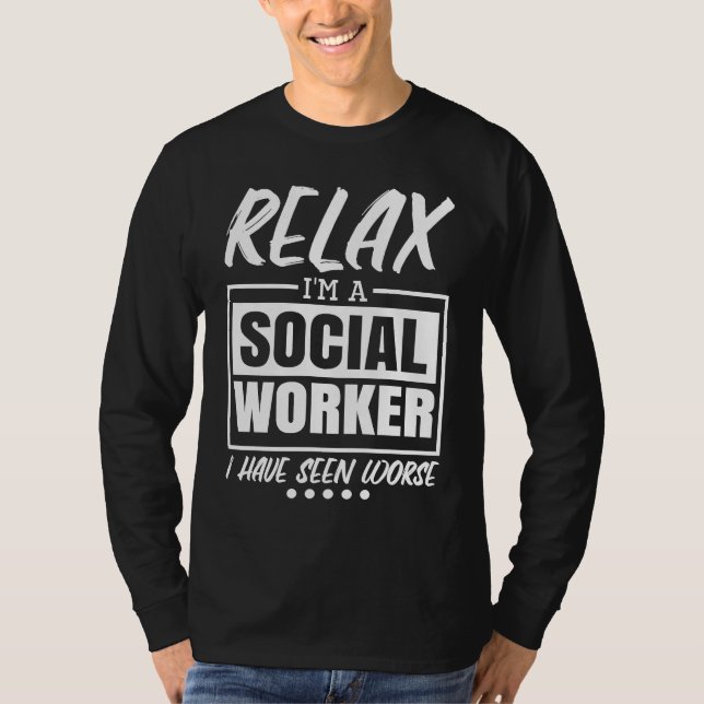 Camiseta Social Worker for Community and School Social Work (Anverso)